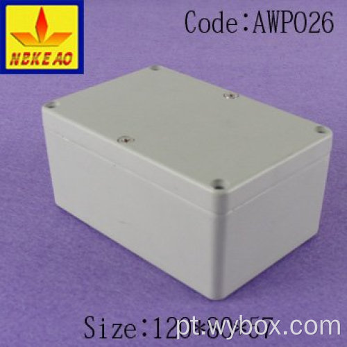Caixa de junção de alumínio IP67 caixa de junção de alumínio caixa de junção Din Rail caixa de proteção elétrica estanque à água e